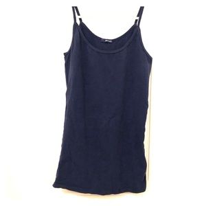 LA Made navy blue cotton tank top